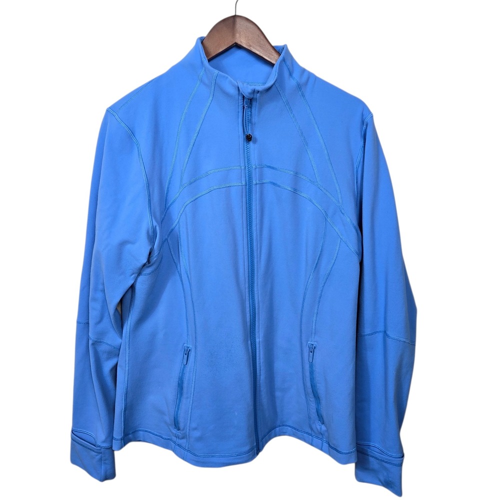 lululemon athletica Blue Full-Zip Athletic Jacket